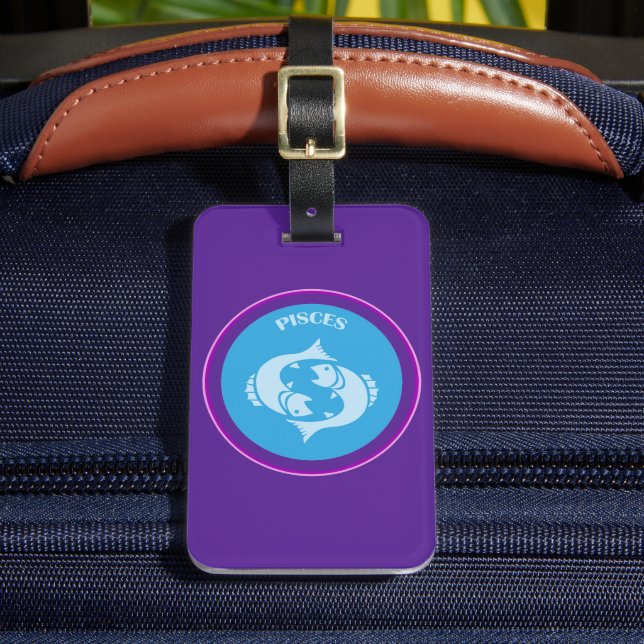 Pisces Luggage Tag Bagagebricka (Framsida Insitu 2)