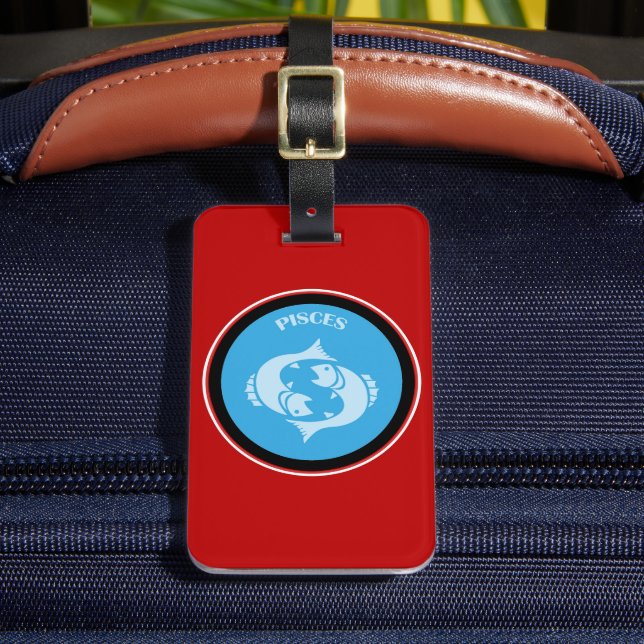 Pisces Luggage Tag Bagagebricka (Framsida Insitu 2)