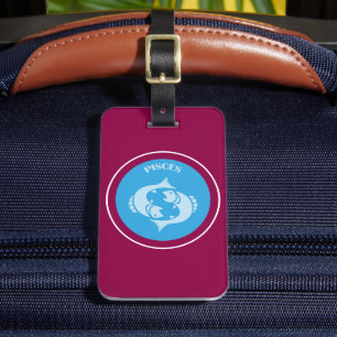Pisces Luggage Tag Bagagebricka