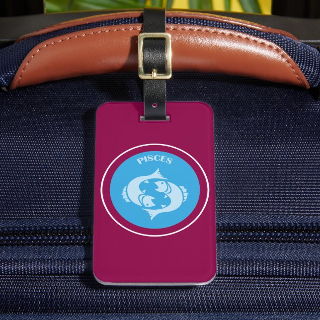 Pisces Luggage Tag Bagagebricka (Framsida Insitu 2)