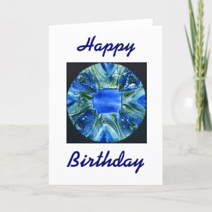 Pisces lycklig, födelsedag kort