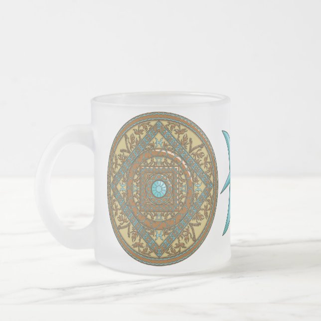 Pisces Mandala Mugg (Vänster)