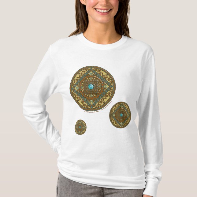 Pisces Mandala Women's Light Shirt Tröja (Framsida)