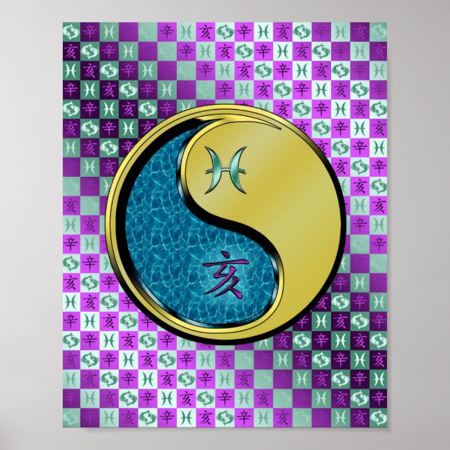Pisces & Metall Boar Poster (Framsidan)