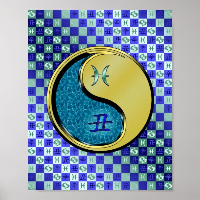 Pisces & Metall Ox Poster (Framsidan)