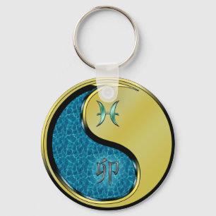 Pisces & Metall Rabbit Nyckelring