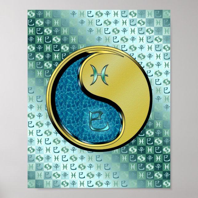 Pisces & Metall Snake Poster (Framsidan)