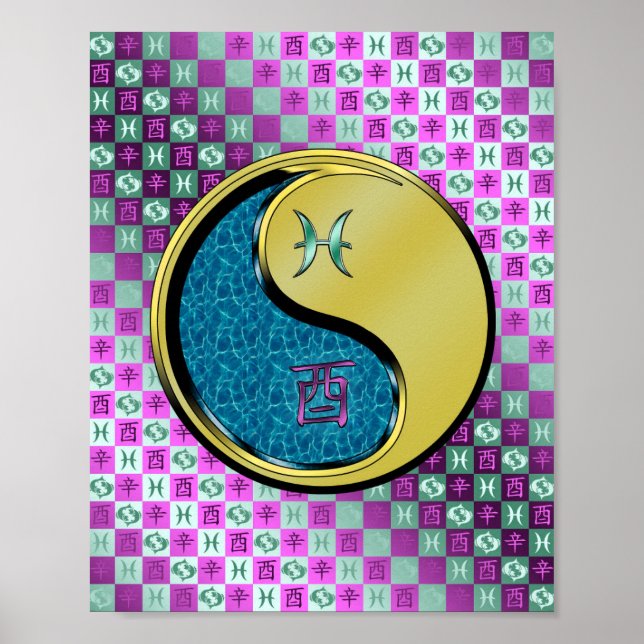 Pisces & Metall Tupp Poster (Framsidan)