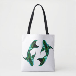 Pisces – Minimalist Zodiac Tote Bag Tygkasse