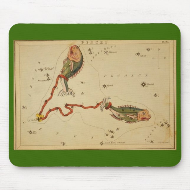 Pisces Mouse Pad Musmatta (Framsidan)