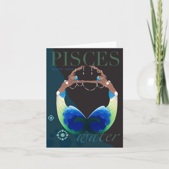 Pisces noterar kort (Framsida)