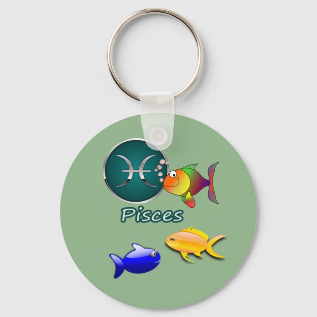 Pisces Nyckelring (Framsida)
