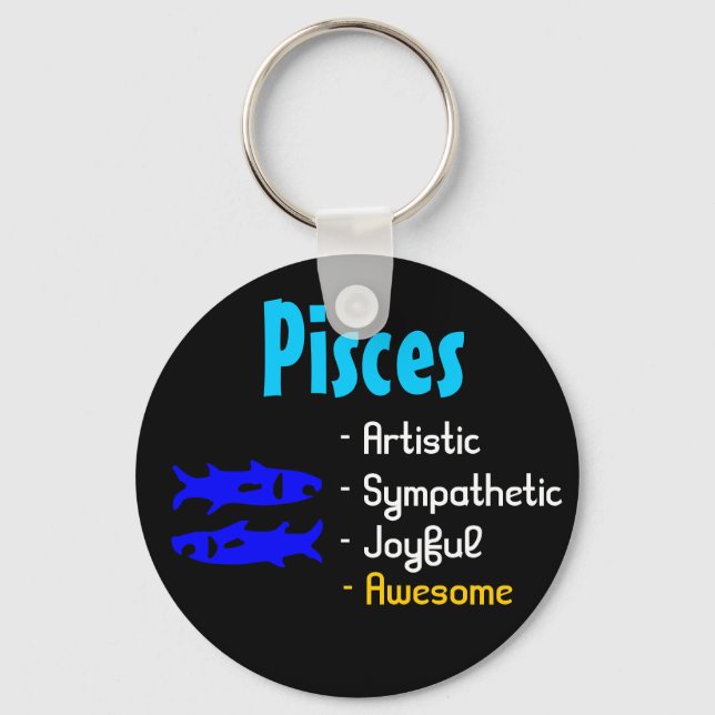 Pisces Nyckelring (Framsida)