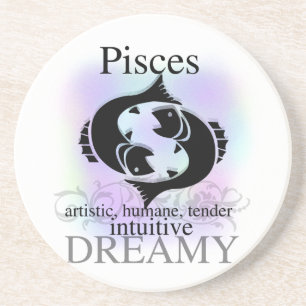 Pisces om dig kustfartyg underlägg sandsten