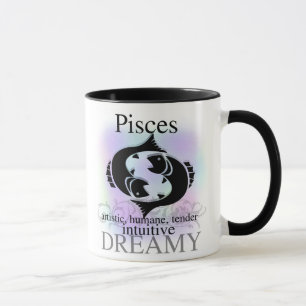Pisces om dig mugg