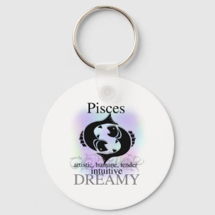 Pisces om dig nyckelring