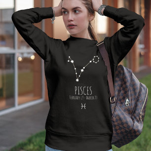 Pisces Personlig Zodiac Constellation T Shirt