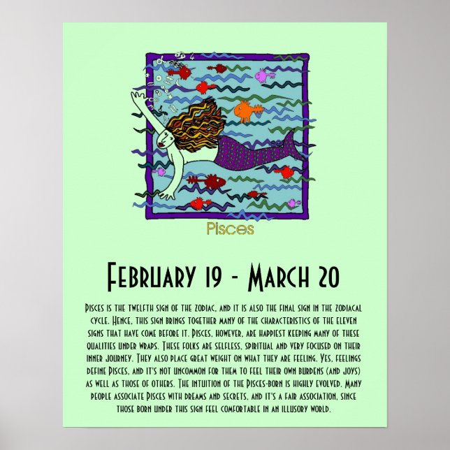 Pisces Poster (Framsidan)