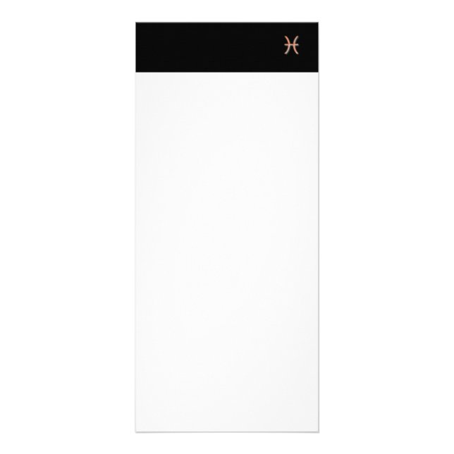 Pisces-rackkort Reklamkort (Framsidan)