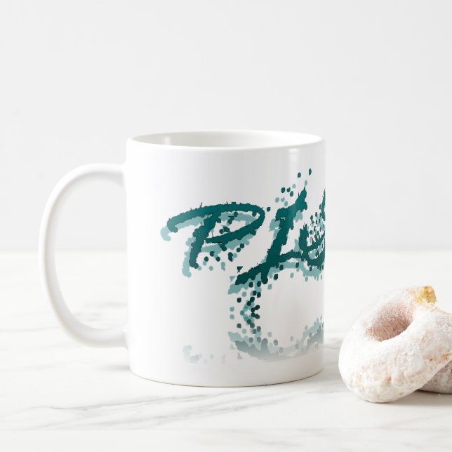 Pisces-reflektion Kaffemugg (Med munk)