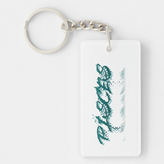 Pisces-reflektion Nyckelring (Framsidan)