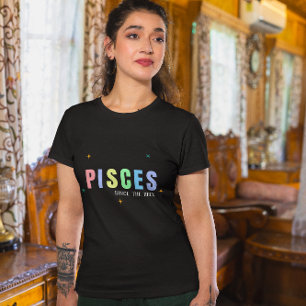 Pisces Sign Anpassningsbar Birthday T-Shirt