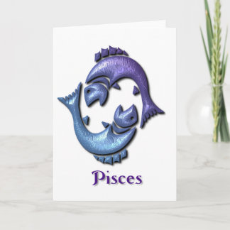 Pisces-signeringskort Kort
