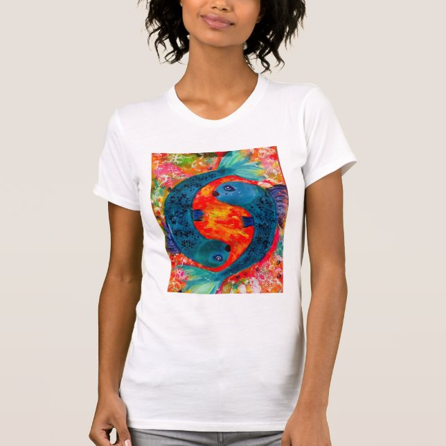 Pisces Sisters T-Shirt (Framsida)