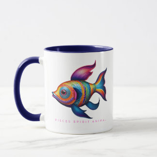 Pisces Spirit Animal Fish Alebrije Female Mugg