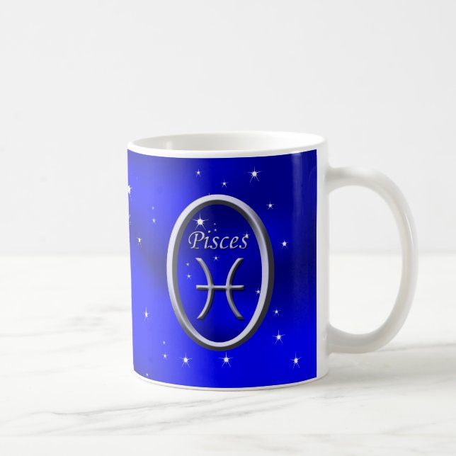 Pisces Starry Night Mugg (Höger)