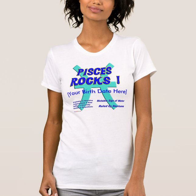 Pisces sten! tee shirt (Framsida)