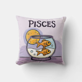 Pisces stjärntecken fish zodiac star kudde