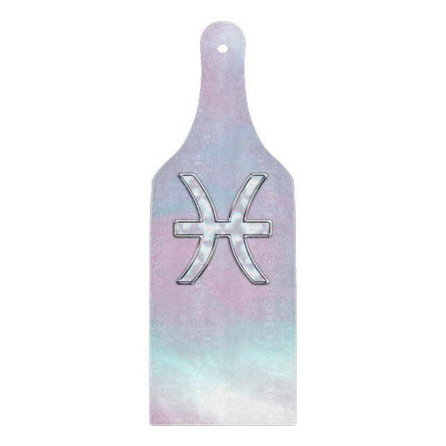 Pisces Stjärntecken Mother of Pearl stil (Framsidan)