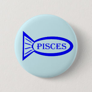 Pisces-Stjärntecknets fiskknapp Knapp