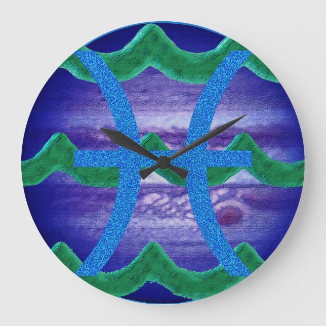 Pisces Stor Klocka (Framsida)