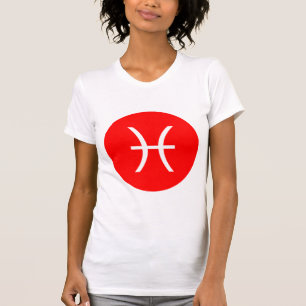 Pisces-symbol - Anpassad Tee Shirt