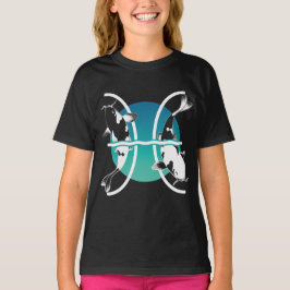 Pisces-symbol - Astrological Zodiac-tecken T Shirt