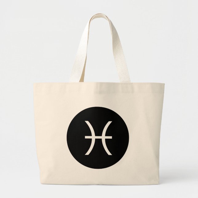 Pisces-symbol Jumbo Tygkasse (Framsidan)