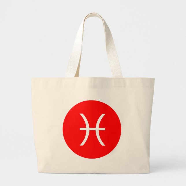 Pisces-symbol Jumbo Tygkasse (Framsidan)