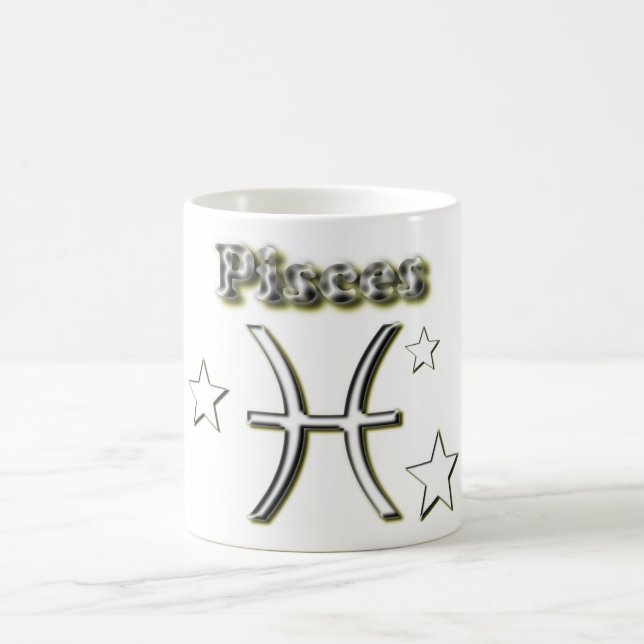 Pisces symbol kaffemugg (Center)