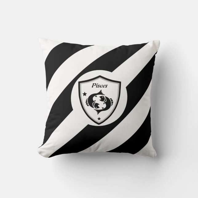 Pisces-symbol       kudde (Framsida)