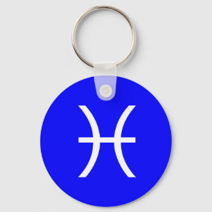 Pisces-symbol Nyckelring