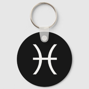 Pisces-symbol Nyckelring