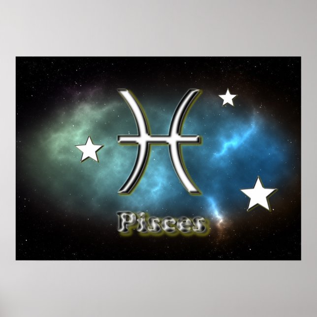 Pisces-symbol Poster (Framsidan)