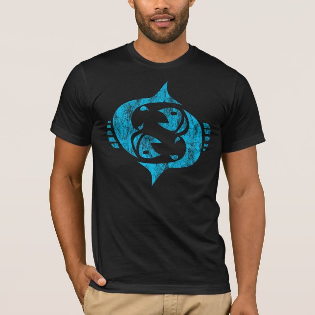 pisces t shirt (Framsida)