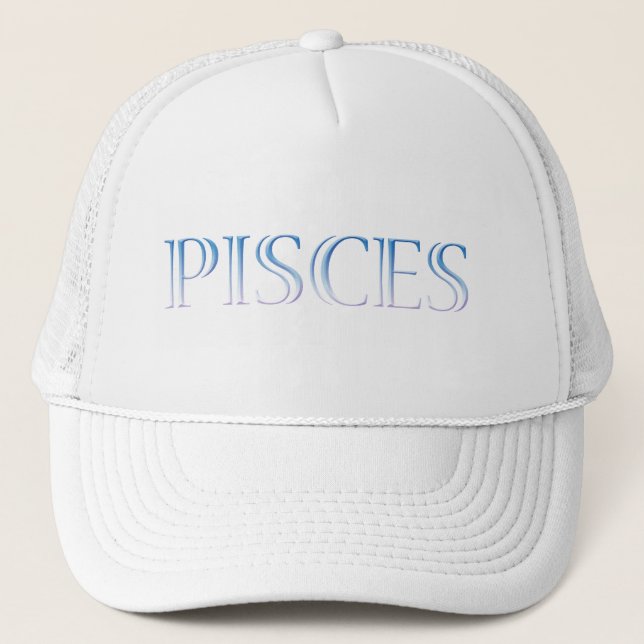 Pisces undertecknar hatten keps (Framsida)
