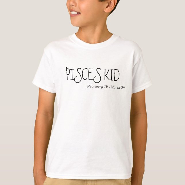 PISCES UNGE, Februari 19 - mars 20 T Shirt (Framsida)