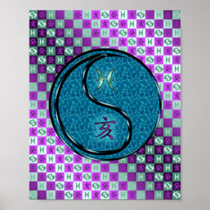 Pisces & Vatten Boar Poster