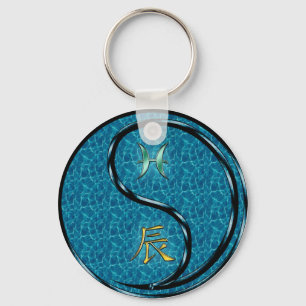 Pisces & Vatten Dragon Nyckelring