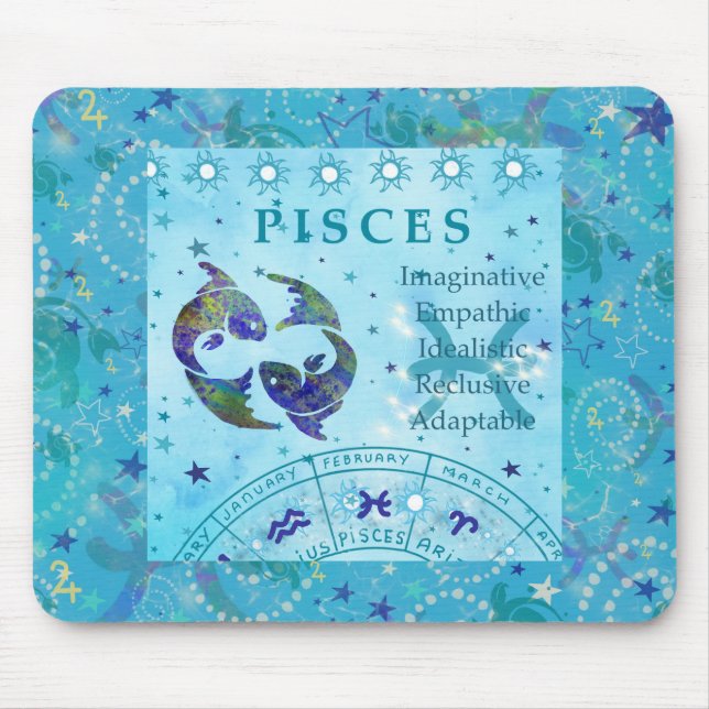 pisces Vintage astrology Musmatta (Framsidan)